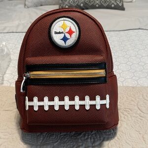 Loungefly NFL Brown and Yellow Backpack
